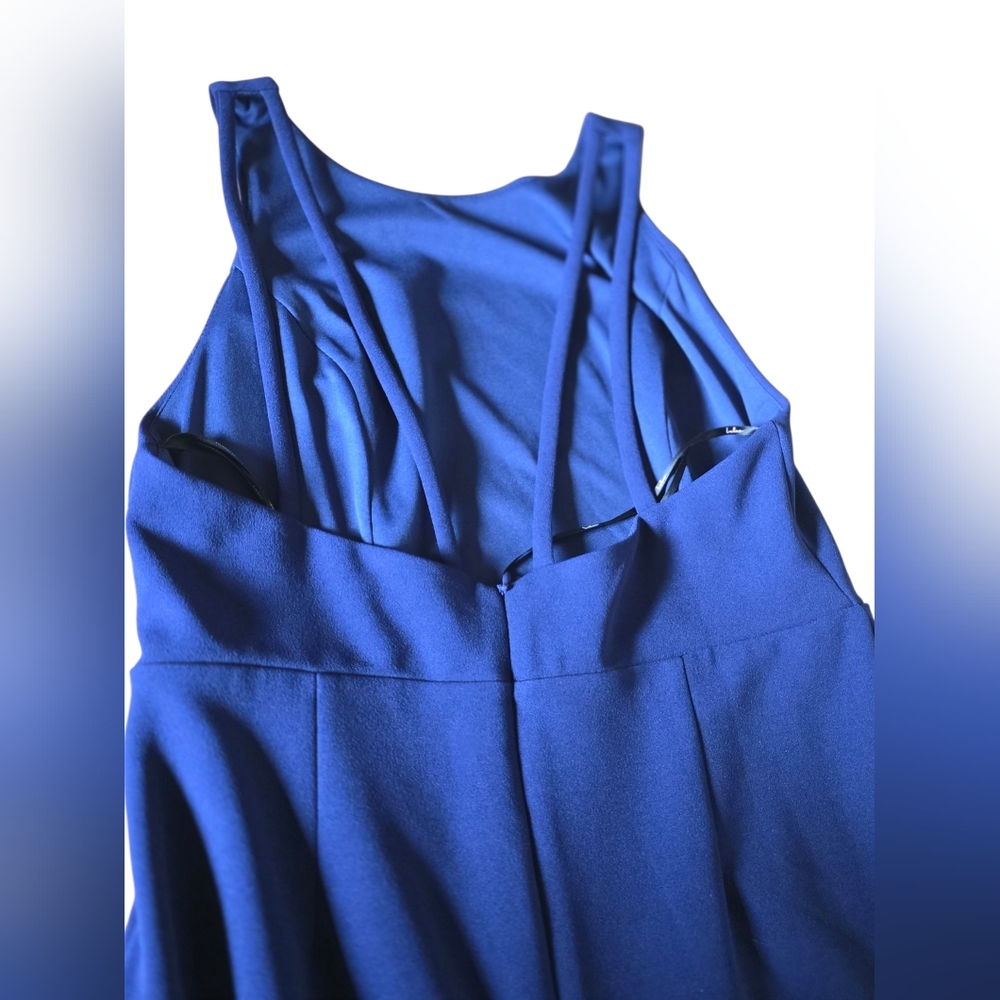 Lulus Royal Blue Maxi Strappy Mermaid Dress Size L - Picture 7 of 7